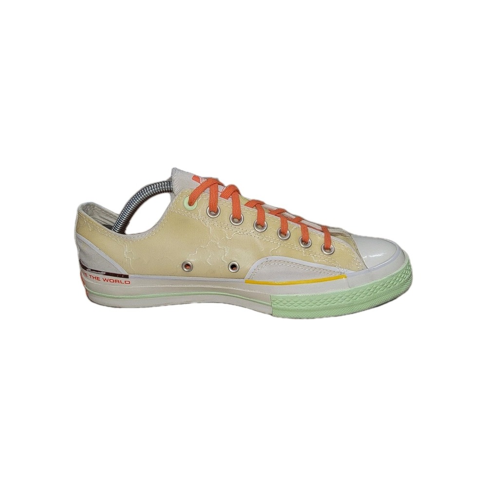Converse x Pigalle Chuck Taylor All-Star 70s OX White/Lime Green/Cream Men's 9.5 - Picture 6 of 13